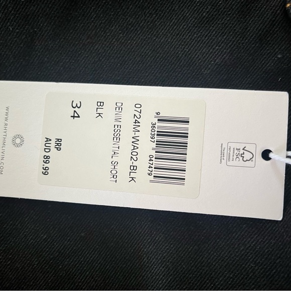 Rhythm Denim Essential Shorts - Picture 3 of 3